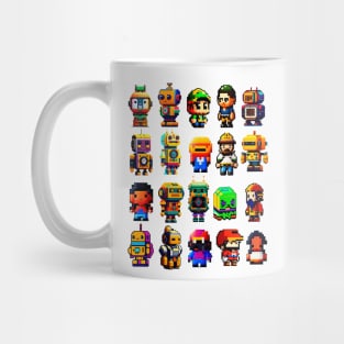 Creative Pixel Dolls Mug